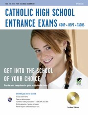 Cover of: Catholic High School Entrance Exams Coop Hspt Tachs by Pauline Alexander-Travis