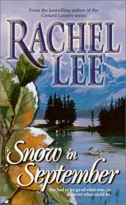 Cover of: Snow In September