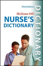 Cover of: McGrawHill Nurses Dictionary Third Edition by U. Panda