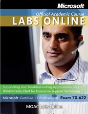 Cover of: Exam 70622
            
                Microsoft Official Academic Course