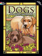 Cover of: Dogs Stained Glass Coloring Book