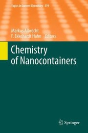 Cover of: Chemistry Of Nanocontainers