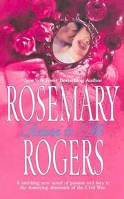 Cover of: Return to me by Rosemary Rogers