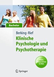 Klinische Psychologie Und Psychotherapie Fr Bachelor cover