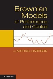 Cover of: Brownian Models Of Performance And Control