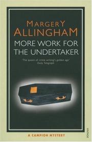 Cover of: More Work for the Undertaker