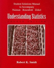 Cover of: Student Solutions Manual To Accompany Naiman Rosenfeld Zirkel Understanding Statistics Fourth Edition