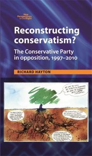 Cover of: Reconstructing Conservatism