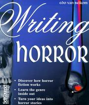 Cover of: Writing Horror (Self-Counsel Writing) by Edo Van Belkom