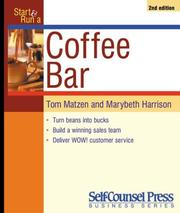 Cover of: Start and Run a Coffee Bar (Start & Run a)