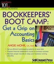 Cover of: Bookkeepers' Boot Camp: Get a Grip on Accounting Basics