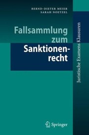 Cover of: Fallsammlung Zum Sanktionenrecht