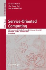 Cover of: ServiceOriented Computing
            
                Lecture Notes in Computer Science