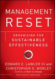 Cover of: Management Reset Organizing For Sustainable Effectiveness