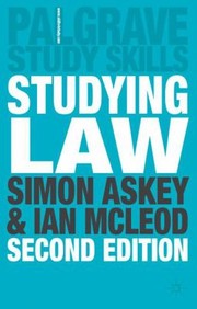 Cover of: Studying Law by 