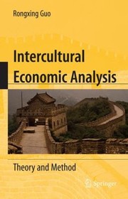 Cover of: Intercultural Economic Analysis Theory And Method