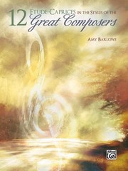 Cover of: 12 EtudesCaprices in the Style of the Great Composers by 