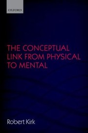 Cover of: The Conceptual Link From Physical To Mental by 