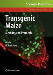 Cover of: Transgenic Maize
            
                Methods in Molecular Biology Paperback