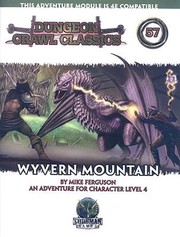 Cover of: Wyvern Mountain
            
                Dungeon Crawl Classics