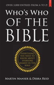 Cover of: Whos Who Of The Bible by 