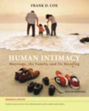 Cover of: Human Intimacy Marriage The Family And Its Meaning by 