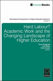 Cover of: Hard Labour Academic Work And The Changing Landscape Of Higher Education