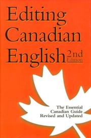 Cover of: Editing Canadian English - Second Edition - Revised, Updated, and Redesigned by Editors' Assoc Of Canada