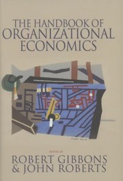 Cover of: Handbook Of Organizational Economics