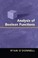 Cover of: Analysis Of Boolean Functions