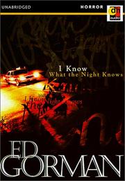 Cover of: I Know What the Night Knows by 