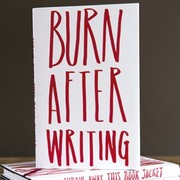 Burn After Writing by Sharon Jones