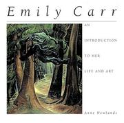 Cover of: Emily Carr by Anne Newlands