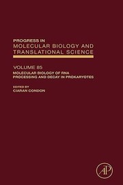 Cover of: Molecular Biology Of Rna Processing And Decay In Prokaryotes by 