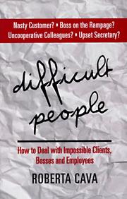 Cover of: Difficult People