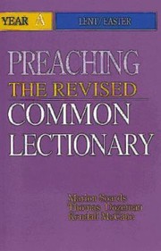 Cover of: Preaching The Revised Common Lectionary Year A