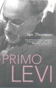 Cover of: Primo Levi by Ian Thomson