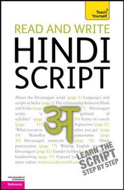 Cover of: Read And Write Hindi Script