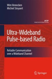 Cover of: UltraWideband PulseBased Radio
            
                Analog Circuits and Signal Processing