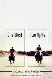 Cover of: One West, two myths by edited by C.L. Higham and Robert Thacker.