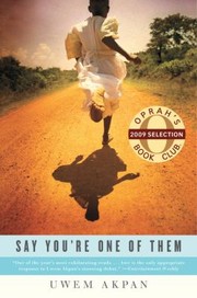 Cover of: Say Youre One Of Them