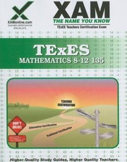 Cover of: Texes Mathematics 812 135