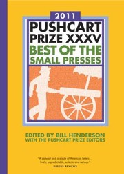 Cover of: 2011 Pushcart Prize Xxxv Best Of The Small Presses