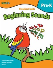 Cover of: Flash Kids Preschool Skills Beginning Sounds by 