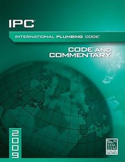 Cover of: International Plumbing Code Code And Commentary 2009 by 