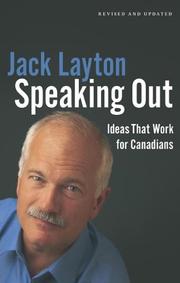 Cover of: Speaking Out Louder by Jack Layton