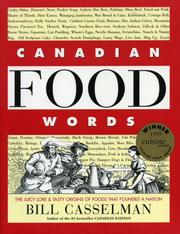 Canadian food words by Bill Casselman
