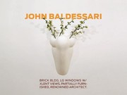 John Baldessari Brick Bldg Lg Windows Wxlent Views Partyally Furnished Renowned Architect Anlsslich Der Ausstellung John Baldessari Brick Bldg Lg Windows W Xlent Views Partially Furnished Renowned Architect Museum Haus Lange Kunstmuseum Krefeld Museum Haus Lange 1 Mrz Bis 19 Juli cover