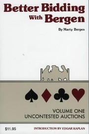 Cover of: Better Bidding With Bergen