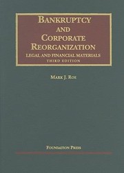 Cover of: Bankruptcy And Corporate Reorganization Legal And Financial Materials